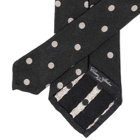 Ca Archivio Storico: Tie "Punti" Pure Silk - Handrolled