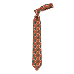 Ca Archivio Storico: Tie "Reni Divertenti" In Pure Silk - Handrolled