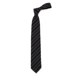 Ca Archivio Storico: Tie "Striscia Del Studente" In Wool And Silk - Ha