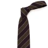 Ca Archivio Storico: Tie "Striscia Del Stedente" Made Of Wool And Silk