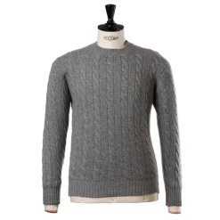 Cable Pullover "Chirnside Cable" Made Of Pure 4 Ply Cashmere