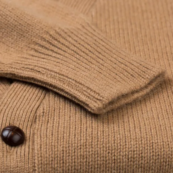 Cardigan "Datched" Made From Pure Camel Hair