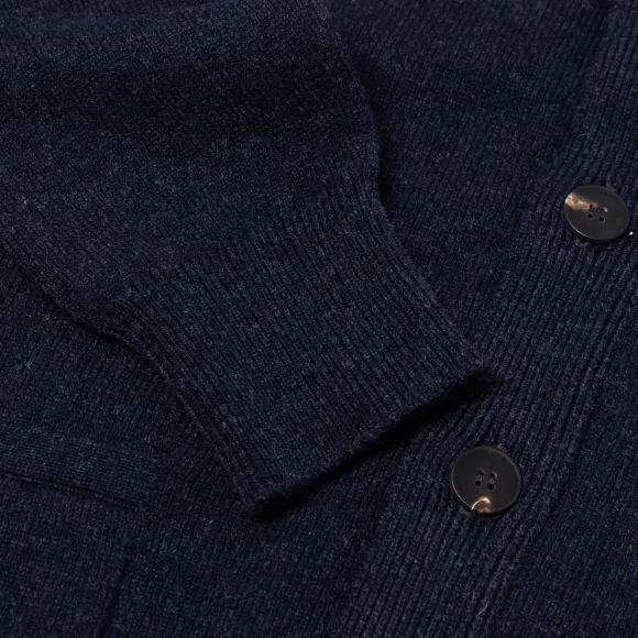 Cardigan "Lakeland Turtle" Made Of 2 Ply-Geelong Lambswool