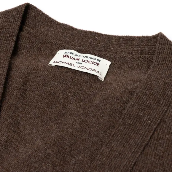 Cardigan "Leven Cardigan" Made Of Geelong Lambswool - 2 Ply