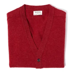 Cardigan "Leven Cardigan" Made Of Geelong Lambswool - 2 Ply
