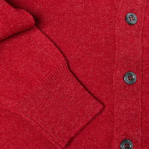 Cardigan "Leven Cardigan" Made Of Geelong Lambswool - 2 Ply