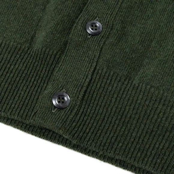 Cardigan "Leven Cardigan" Made Of Geelong Lambswool - 2 Ply