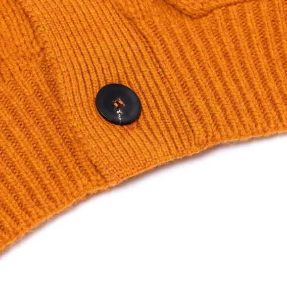 Cardigan "Lomond Knit-Bomber" In 4 Ply Geelong Lambswool