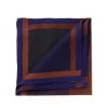 Checked Pocket Square "Nouveau Tartan 1972" In Pure Cotton