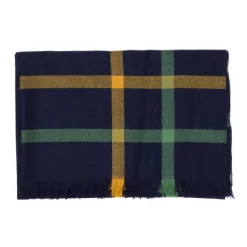 Checked Scarf "Plaid Lusso" Made Of Pure Cashmere