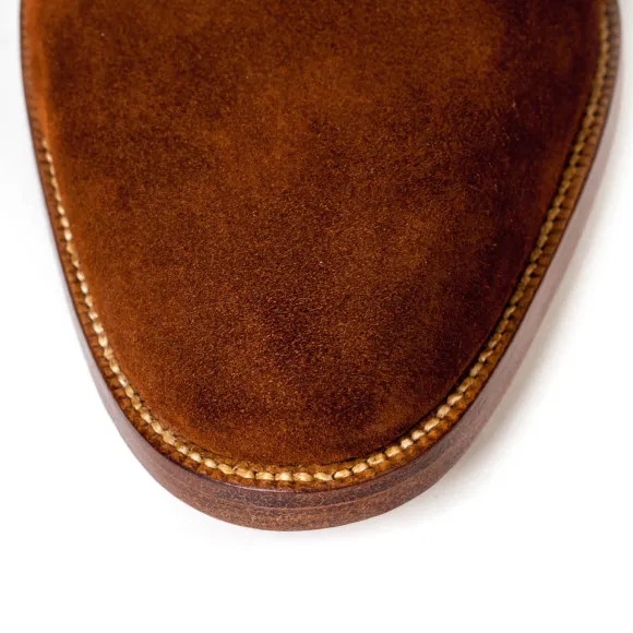 Chelsea Boot Made Of Brown "Hunting" Suede