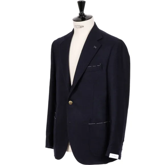 Club Button Jacket Made Of Wool And Cashmere By Drago - Ha