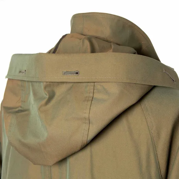 Coat "Fou Fou Ii" Made Of Japanese Cotton Gabardine