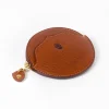 Cognac-Colored Calfskin Case With Zip