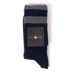 College Stripe Knee Socks Made From A Cashmere Blend