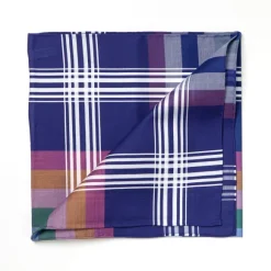 Colorful Patterned Cotton Handkerchief "Madras"