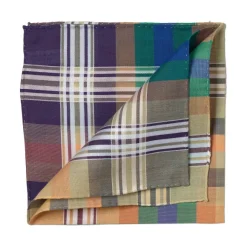 Colorful Patterned Cotton Pocket Square