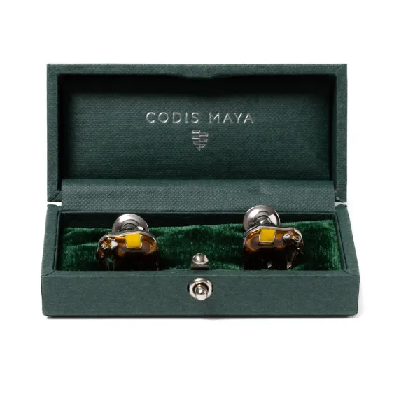 Cufflink "Elephant" - Handmade