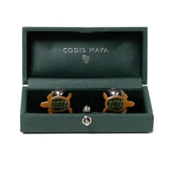 Cufflink "Turtle" - Handmade