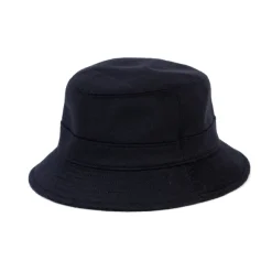 Dark Blue Bucket Hat "Traveller" Made Of Pure Loden - Handma