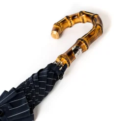 Dark Blue Striped Umbrella 
