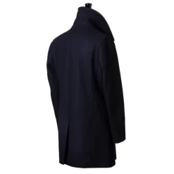 Dark Blue Wool Pea Coat 