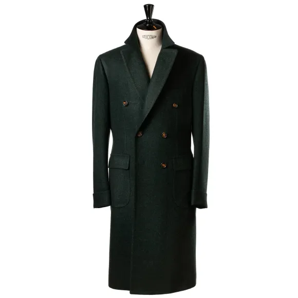 Double Breasted Coat "Spettacolo" Made Of Finest Merino Lambswool - Pu