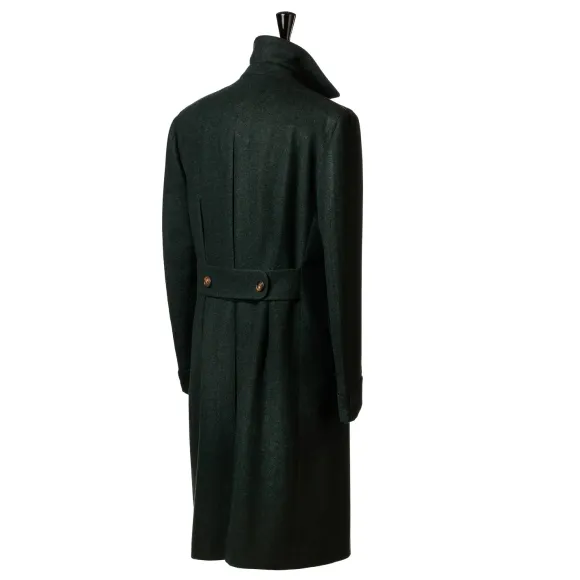 Double Breasted Coat "Spettacolo" Made Of Finest Merino Lambswool - Pu