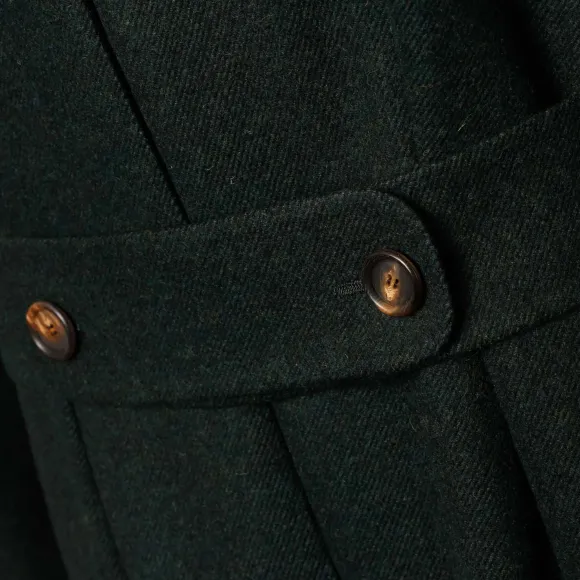 Double Breasted Coat "Spettacolo" Made Of Finest Merino Lambswool - Pu