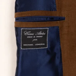 Double-Breasted Fine Corduroy Suit