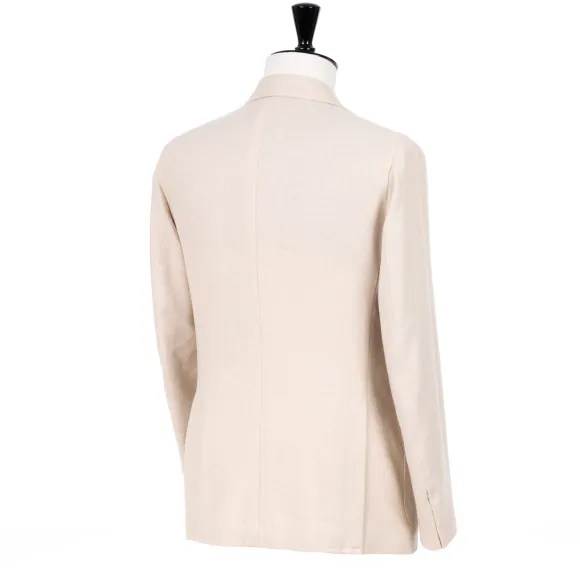 Double-Breasted Jacket "Lusso Naturale" Made Of Pure Cashmer