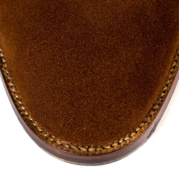 Double Monk Made Of Cognac-Colored Leather - Purely Handcrafted