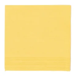 Duras Jaune Pocket Square Made Of Linen And Cotton
