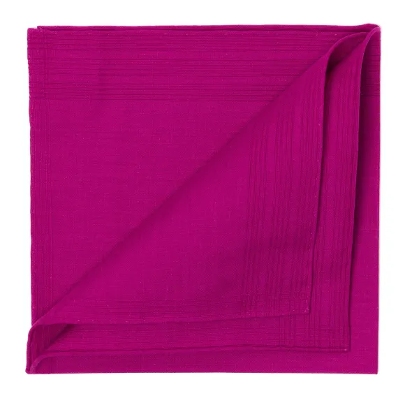 Duras Prune Pocket Square Made Of Linen And Cotton