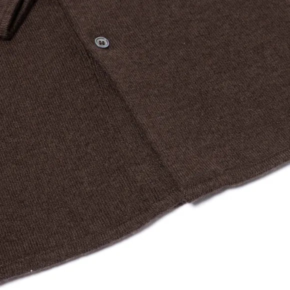 Exclusive For Michael Jondral: Knitted Shirt "Corviglia" In Pure Cashm