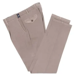 Exclusive For Michael Jondral: Greige Pants "Soft-Chino" In A Cotton M