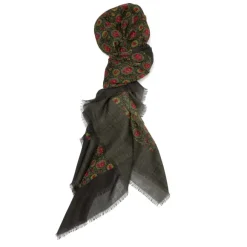 Exclusive For Michael Jondral: Carree Scarf "Nuovo Turco" In Wool And