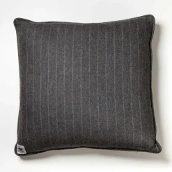 Exclusively For Michael Jondral: Pillow Made Of Original Fox Flannel With Chalk Stripes