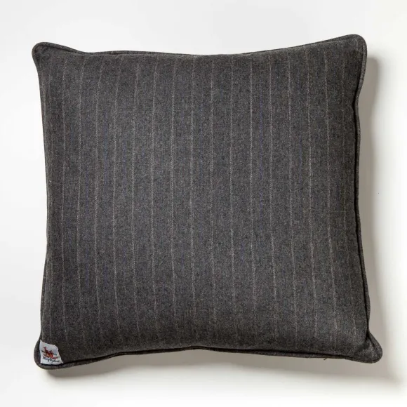 Exclusively For Michael Jondral: Pillow Made Of Original Fox Flannel With Chalk Stripes