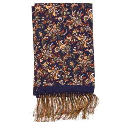 Exclusively For Michael Jondral: "Seta Floreale" Tube Scarf In Pure Si
