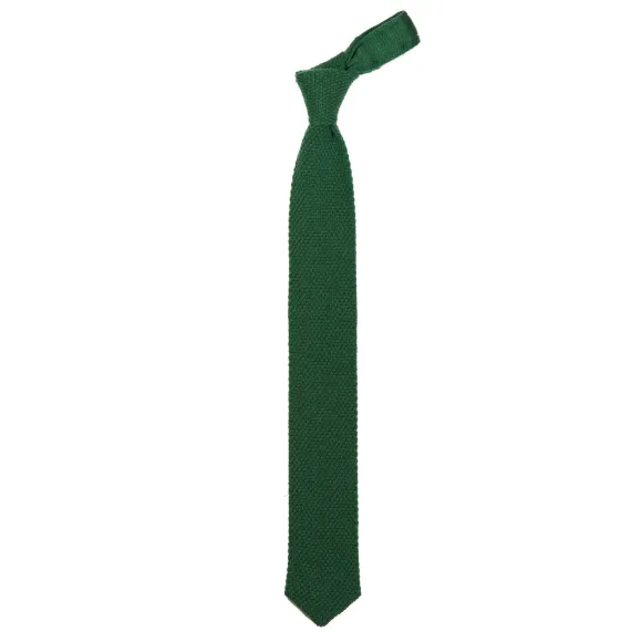 Exclusively For Michael Jondral: Knitted Tie "Crochet" Made Of Pure Ca