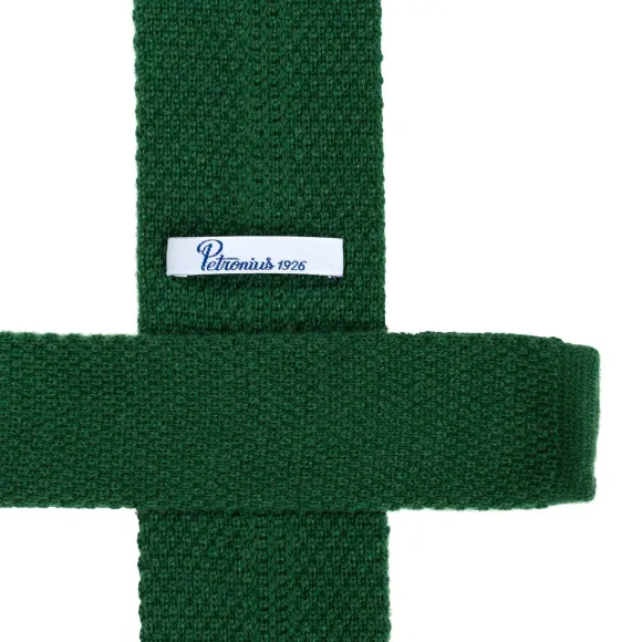 Exclusively For Michael Jondral: Knitted Tie "Crochet" Made Of Pure Ca