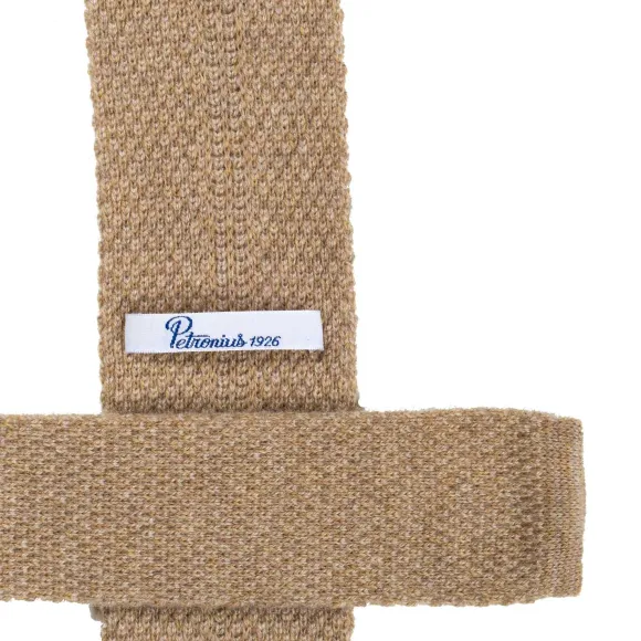Exclusively For Michael Jondral: Knitted Tie "Crochet" Made Of Pure Ca