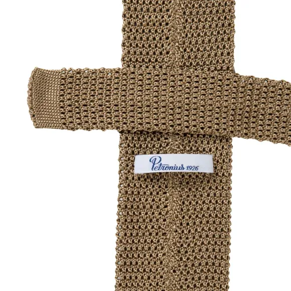 Exclusively For Michael Jondral: Petronius Knit Tie "Unita" Made Of Pu