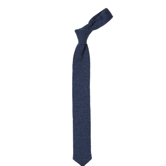 Exclusively For Michael Jondral: Petronius Knitted Tie "Punti Cuciti"