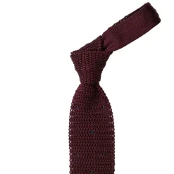 Exclusively For Michael Jondral: Petronius Knit Tie "Pois" Made Of Pur
