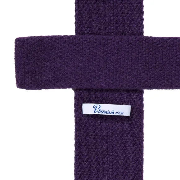 Exclusively For Michael Jondral: Petronius Knitted Tie "Crochet" Made