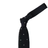Exclusively For Michael Jondral: Petronius Knit Tie "Pois" Made Of Pur