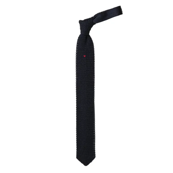 Exclusively For Michael Jondral: Petronius Knit Tie "Cuore" Made Of Pu