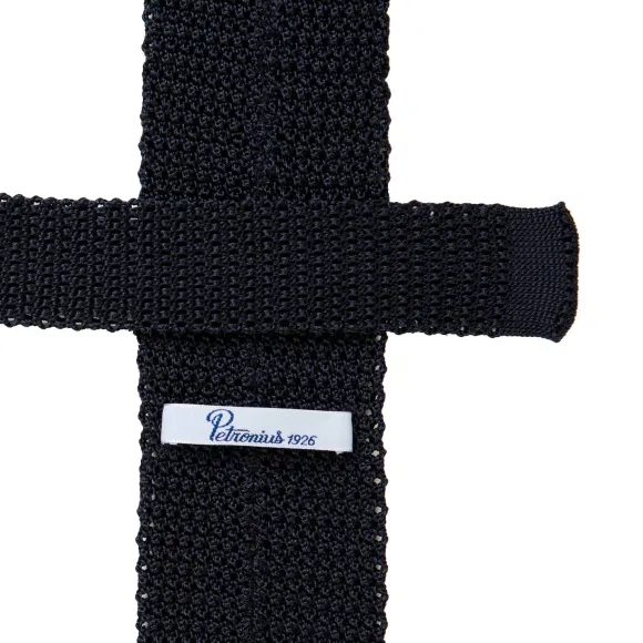 Exclusively For Michael Jondral: Petronius Knit Tie "Cuore" Made Of Pu